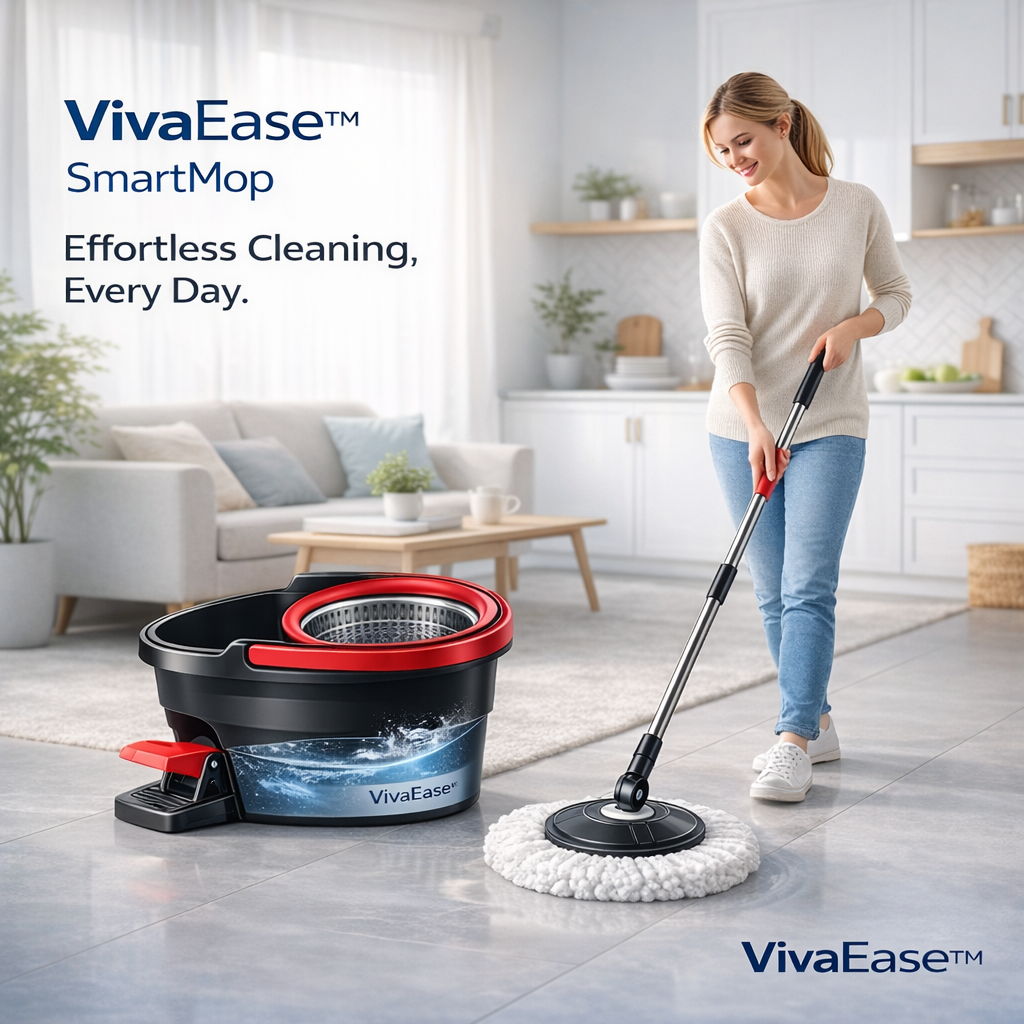 Pedal-Powered Spin Mop Set™